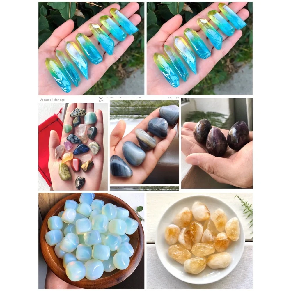 Reserved Bundle of Tumbled Crystals🔮